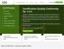 Tablet Screenshot of certificator.eu